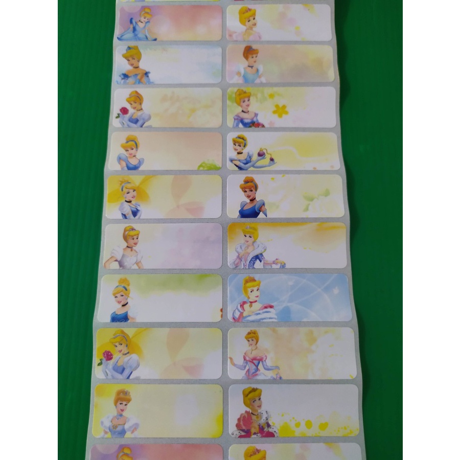 

Label Nama Waterproof - Cinderella