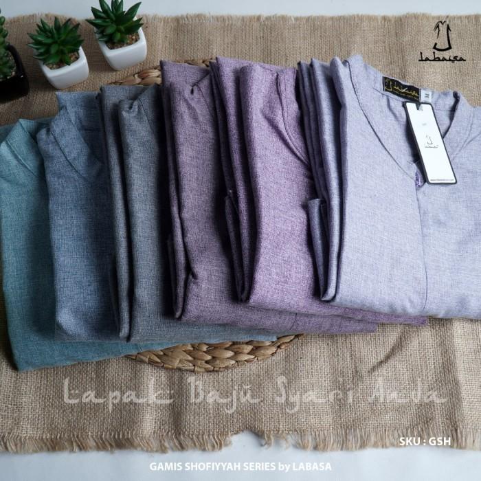 Gamis Katun Madina Polos Basic Shofiyyah Series - LABASA ORI |