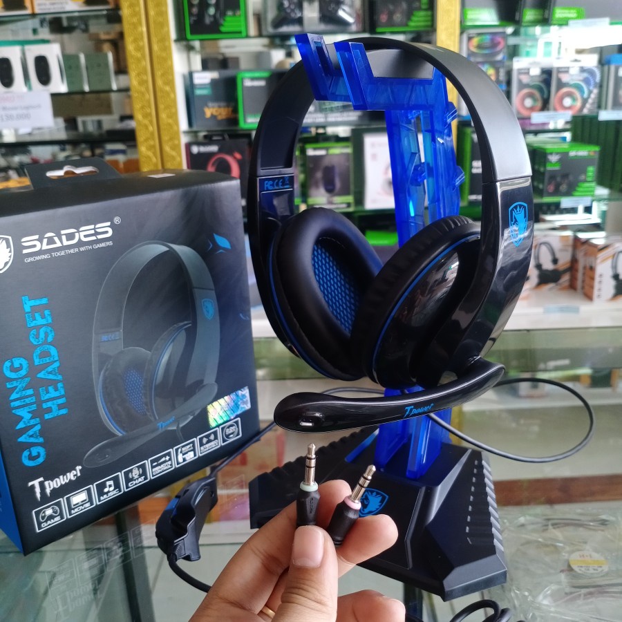 Headset Gaming Sades T-Power Baru