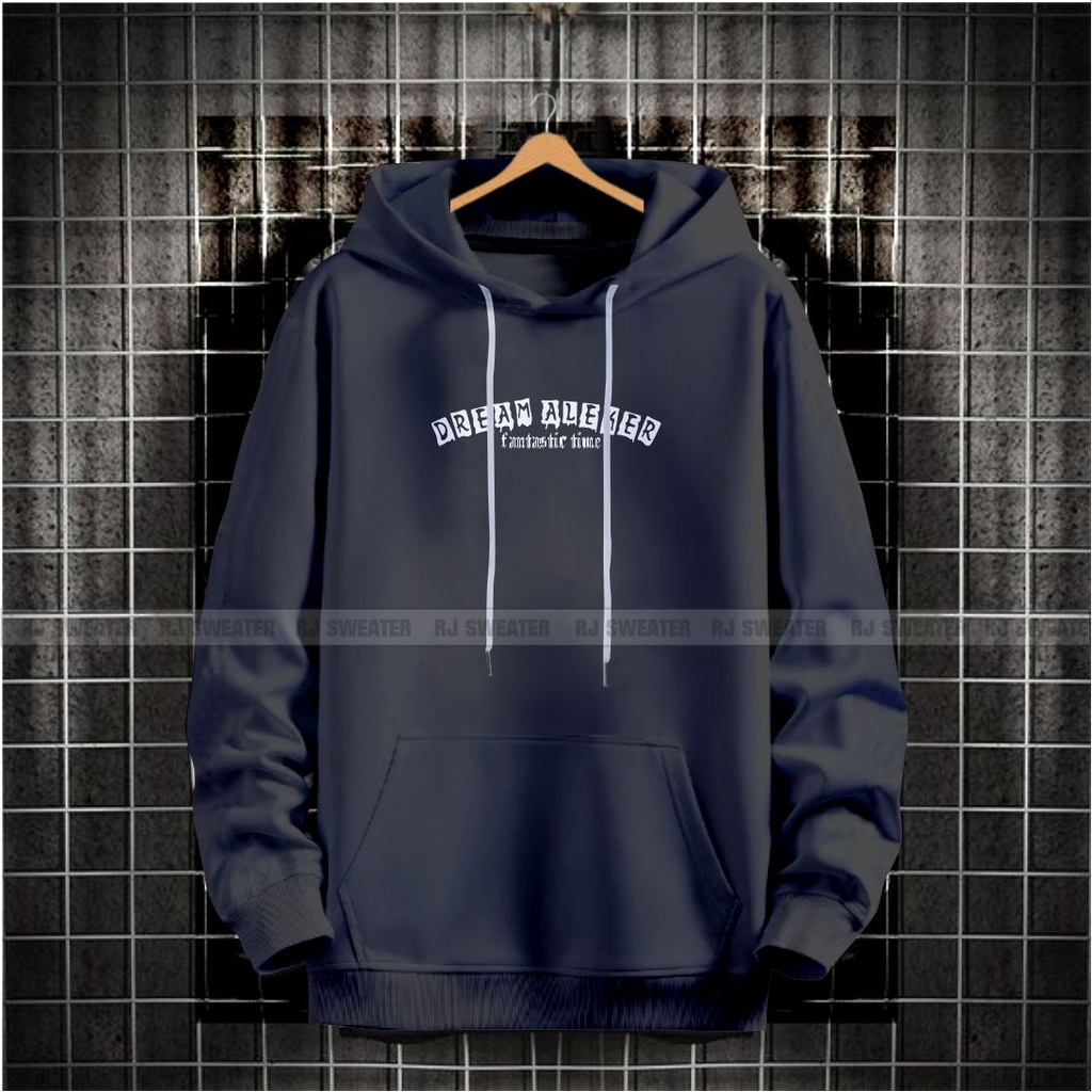 Sweater hoodie pria wanita kekinian DREAM ALEKER / hoodie pria terbaru