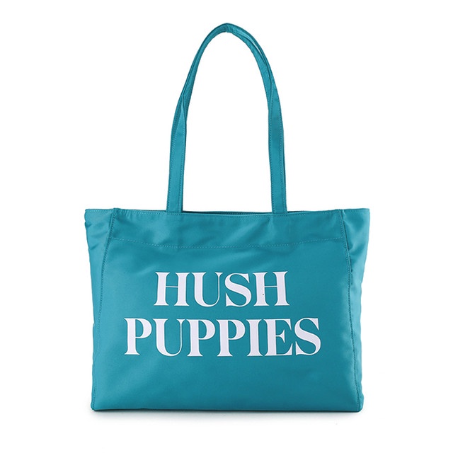 Hush Puppies Tas Wanita Tote Bag Nylon M Blue