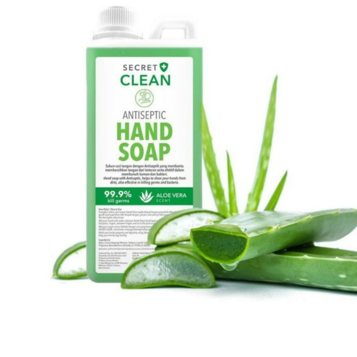 Secret Clean Hand Soap Antiseptic ALOEVERA 1000ml