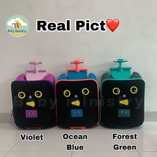 (BUNDLE) MICRO EAZY LUGGAGE + (FREE) MICRO TRIKE DELUXE PINK / KOPER OWL MICRO / PATCH / KOPER ANAK / TRIKE ANAK/ TRAVEL / KOPER LIBURAN / KOPER CANGGIH / KOPER OWL MICRO