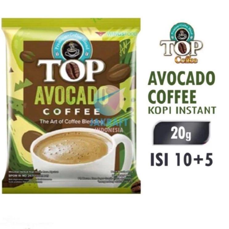 

✨MEGA ⚡ALE✨ (TERMURAH!!)Top coffee avocado 1 renceng 15 sachet