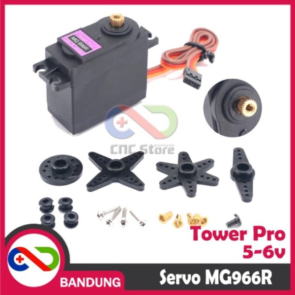 

Dijual [CNC] TOWERPRO MOTOR SERVO MG996R MG996 METAL GEAR UPGRADE MG995 Diskon