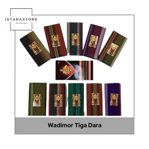 GROSIR Wadimor Sarung Tenun Tiga Dara Tigadara 3 DARA (10 PCS)
