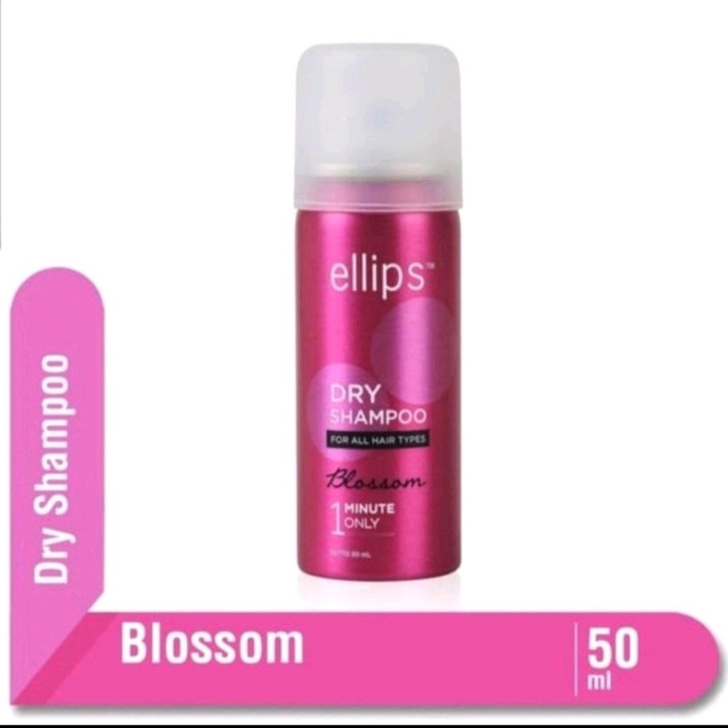 ELLIPS DRY SHAMPOO BLOSSOM 50ML DRY SHAMPOO FOR ALL HAIR TYPES