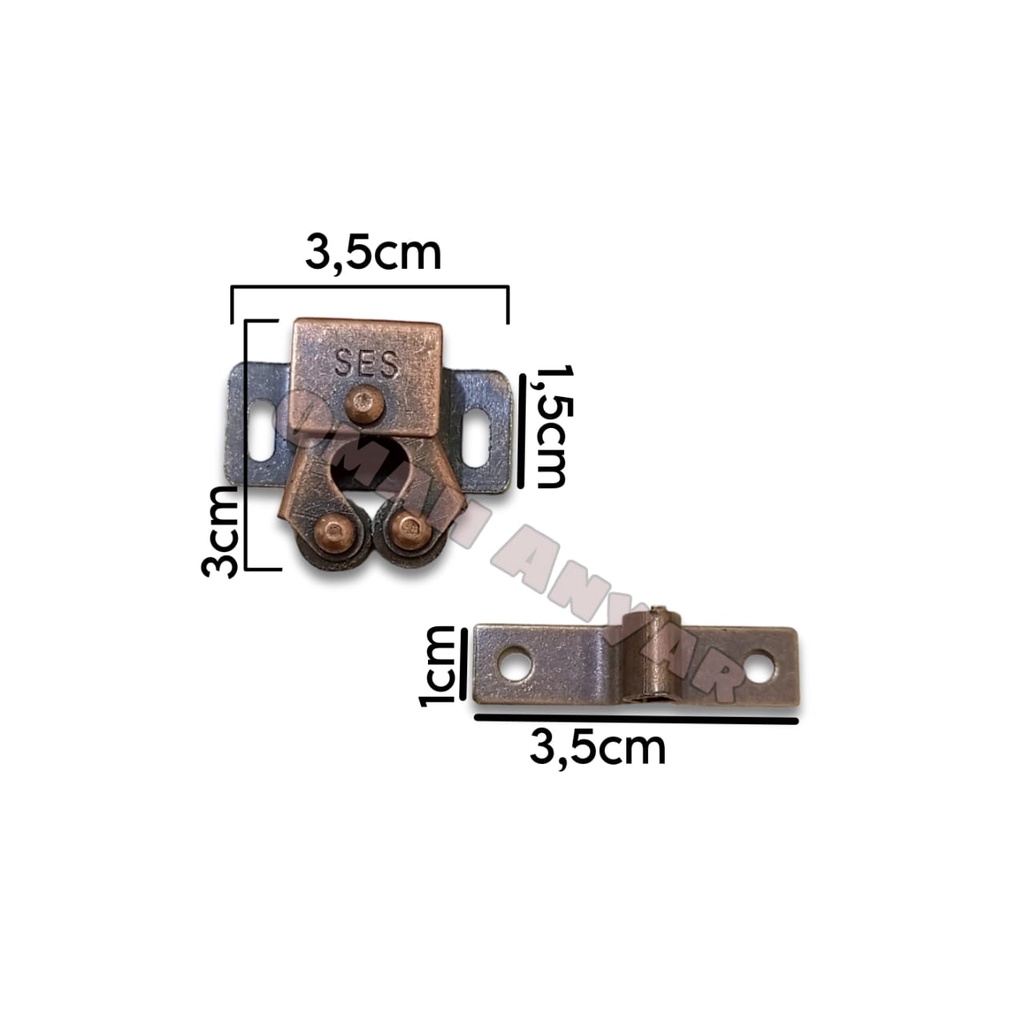 Grendel Masa Grendel Jepit Udang Roller Catches Keces SES