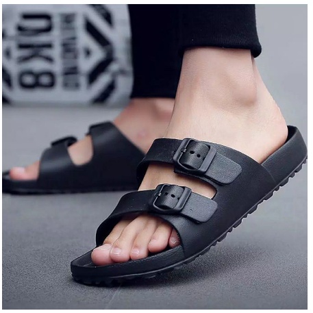 Sandal Pria Strap Dua Sendal Pria Casual Tali Dua