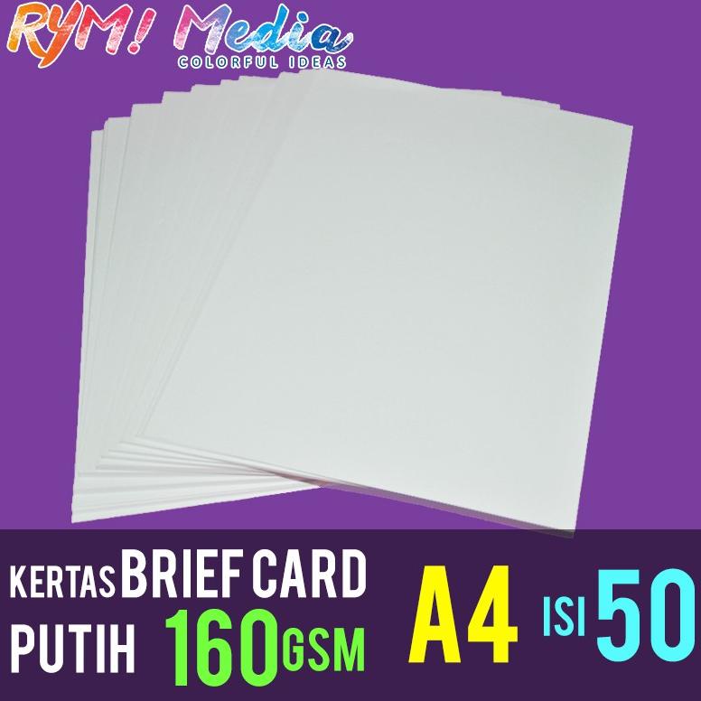

10.10 HARGA GROSIR Brief Card (BC) 160 gram A4 isi 50 lembar / Kertas Manila Buku Gambar 160 gsm