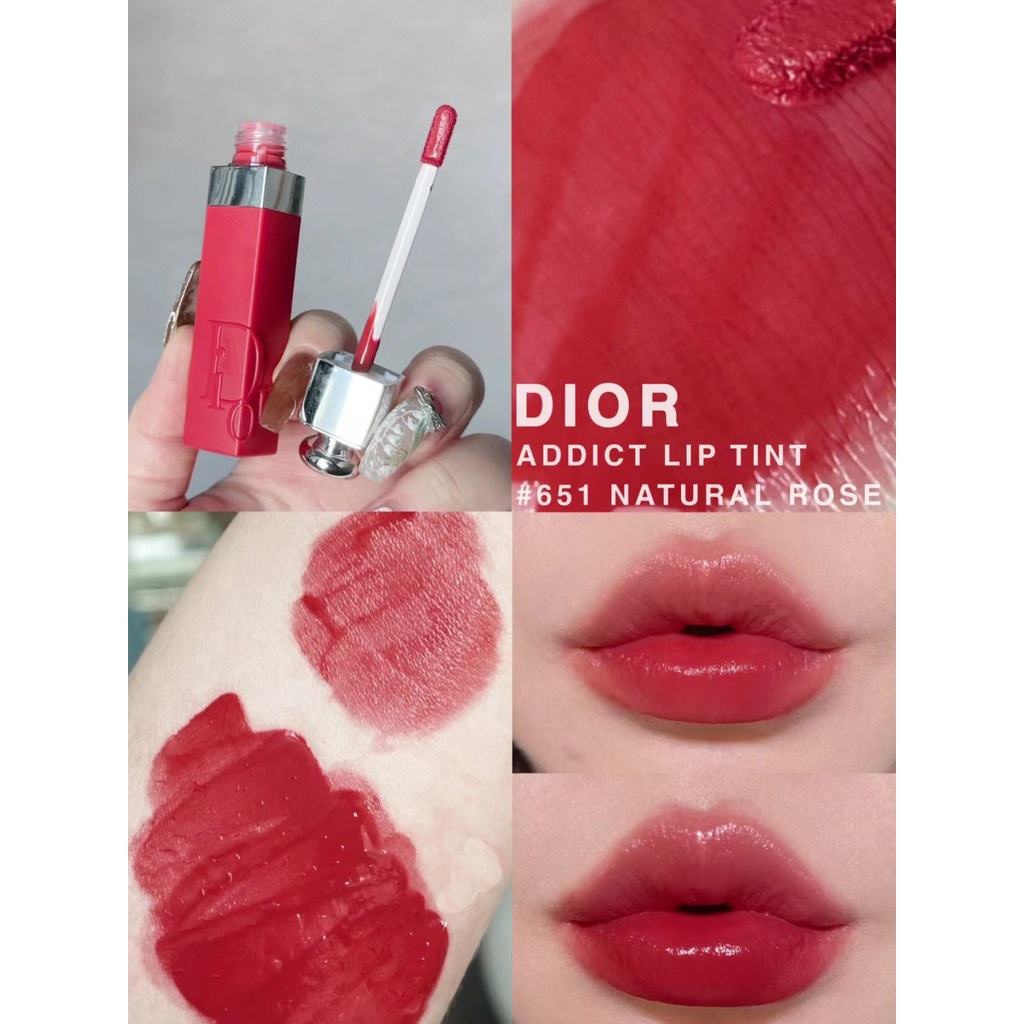 DIOR ADDICT LIP TINT 251 Natural Peach/351 Natural Nude/421 Natural Tea/541 Natural sienna/651 Natural Rose/771 Natural Berry  NO BOX