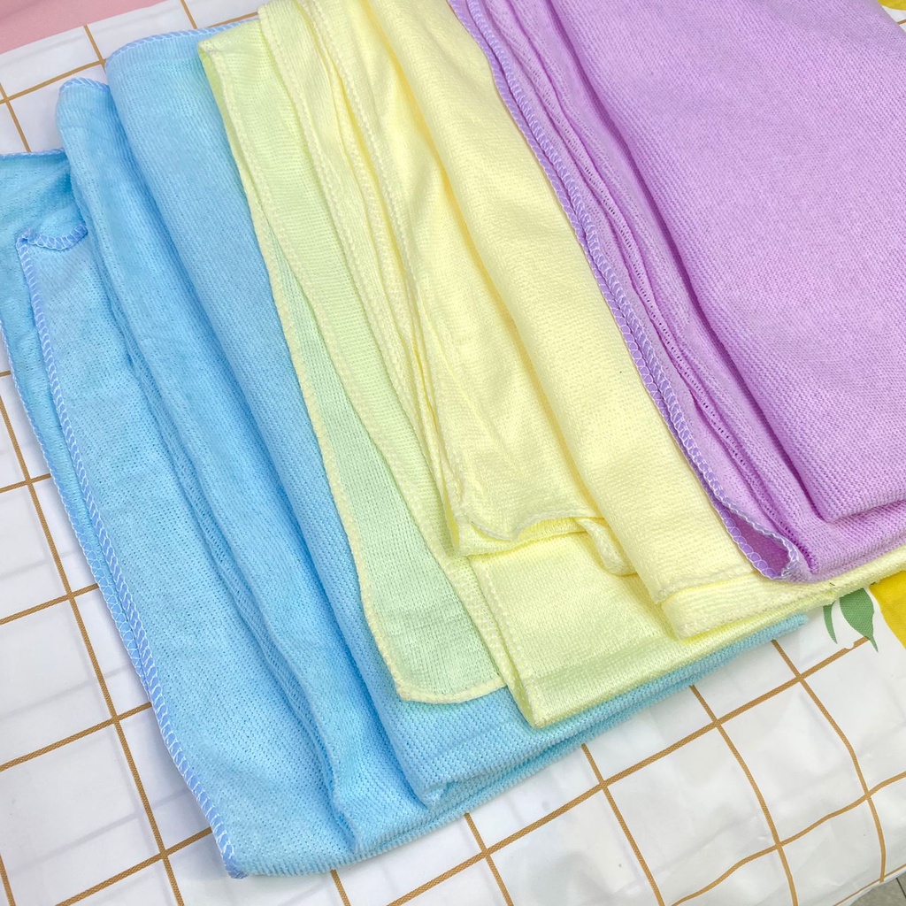 MMM Handuk Mandi Polos 73 X 136 Cm Handuk Jumbo Dewasa Microfiber Motif Polos Handuk Serap Air Bath Towel Murah Import