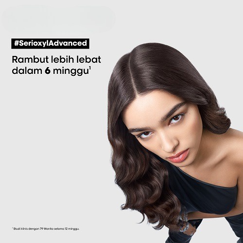 LOREAL Serioxyl Denser Density Activator &amp; Thicker Hair Serum Set - Penumbuh Perawatan Rambut Rontok Rusak Tipis