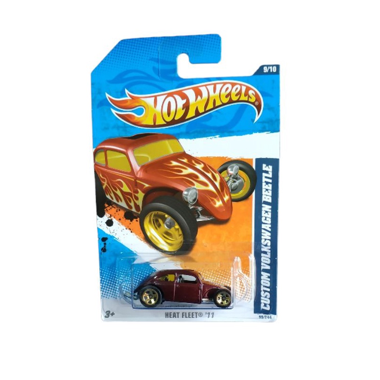 Hot Wheels Rare Tampo Error Polos VW Volkswagen Beetle HW Heat Fleet 11