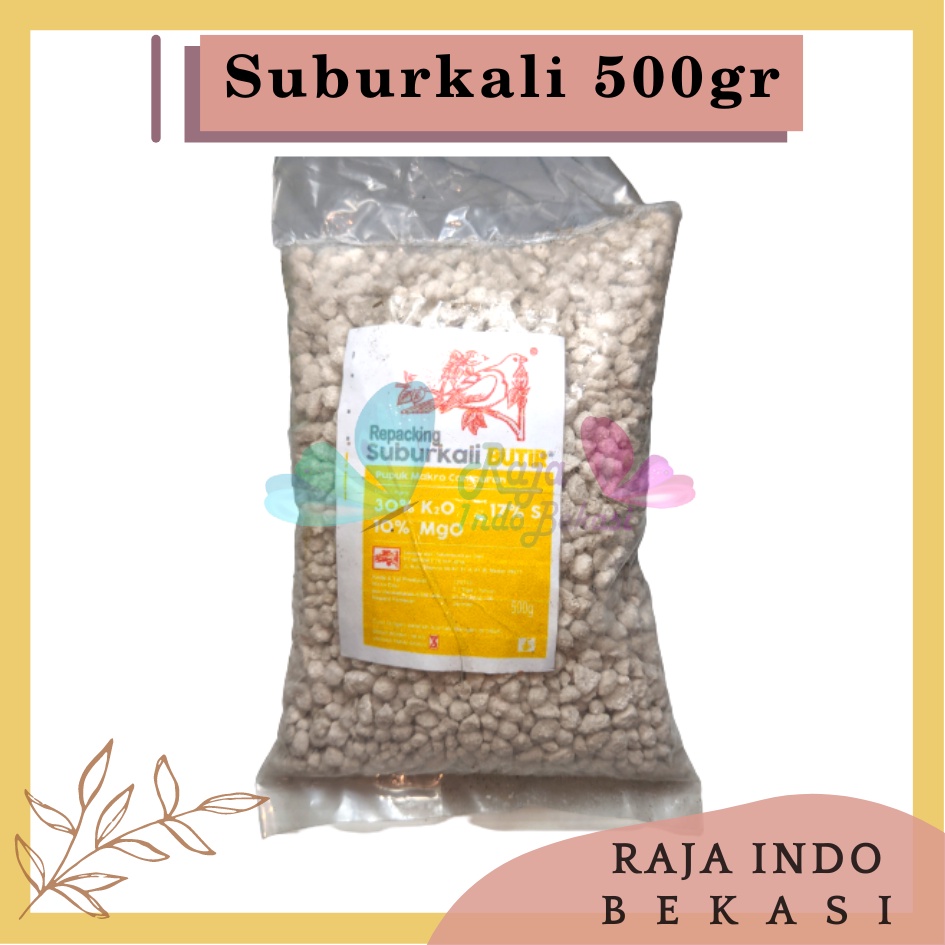 Pupuk SUBURKALI BUTIR Pupuk Makro Campuran  Meroke Subur Kali Majemuk Kemasan Repack 500gram 1kg