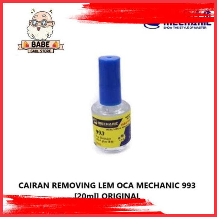 

(babe) cairan removing lem oca mechanic 993 20ml original