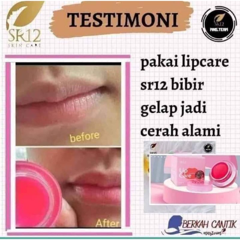 LIP CARE SR12 100% ORIGINAL