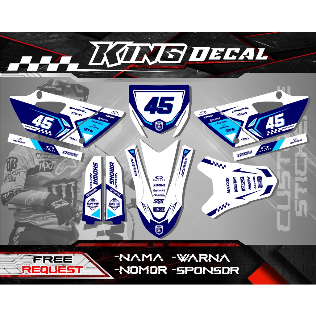 DECAL YZ 85 NEW BEBEK STIKER YZ STIKER GTX