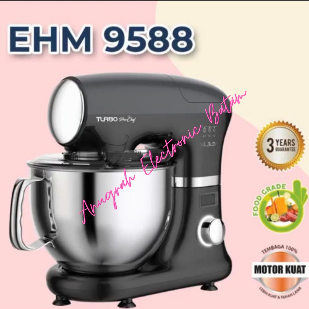 STAND MIXER ROTI PRO CHEF 5.5L 900 WATT EHM9588 EHM 9588 TURBO BATAM