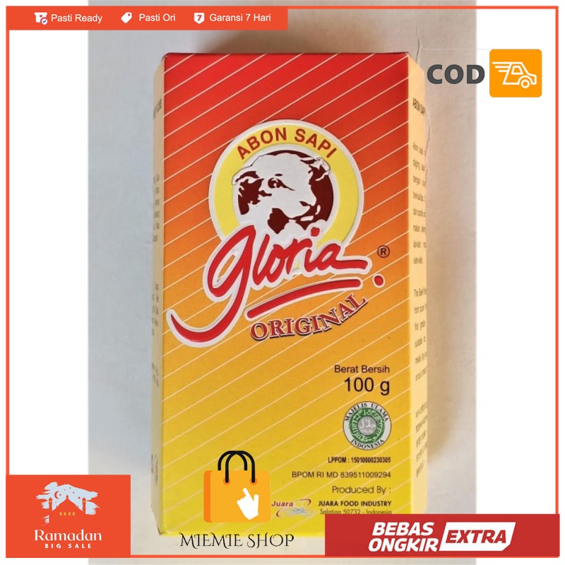 

Gloria Abon Sapi Original 100 gram