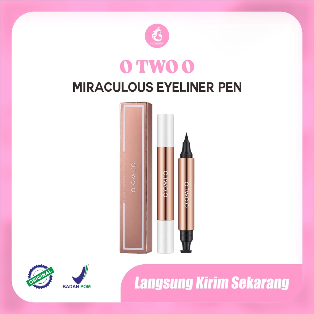 O.TWO.O Miraculous CAT-EYE Stamp Eyeliner Pen