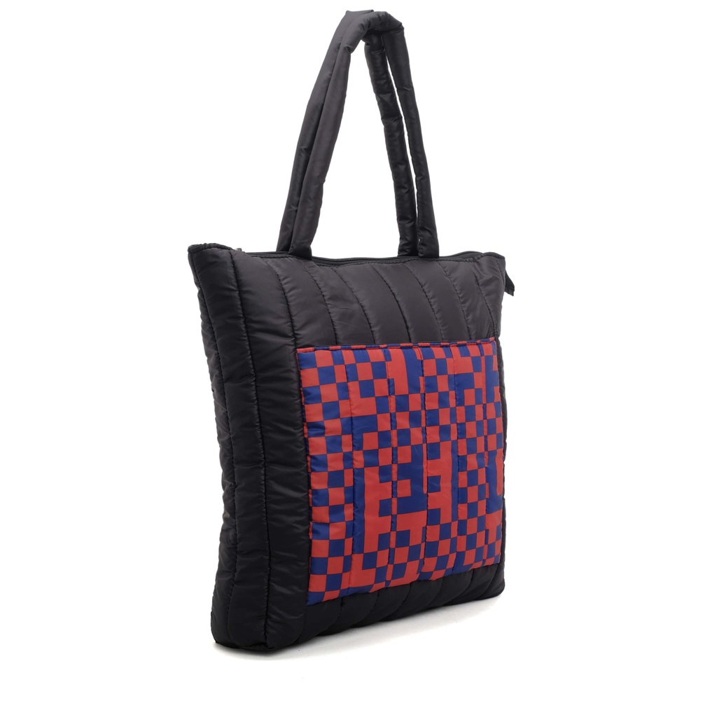 House Of We.Kala - Tas Wanita Tas Selempang Tote Bag Puffy Checkerboard Import Sling Bag Shoulder Bag - Paloma Tote Bag