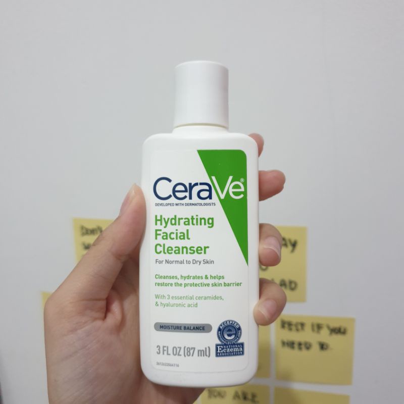 (preloved) Cerave hydrating facial cleanser