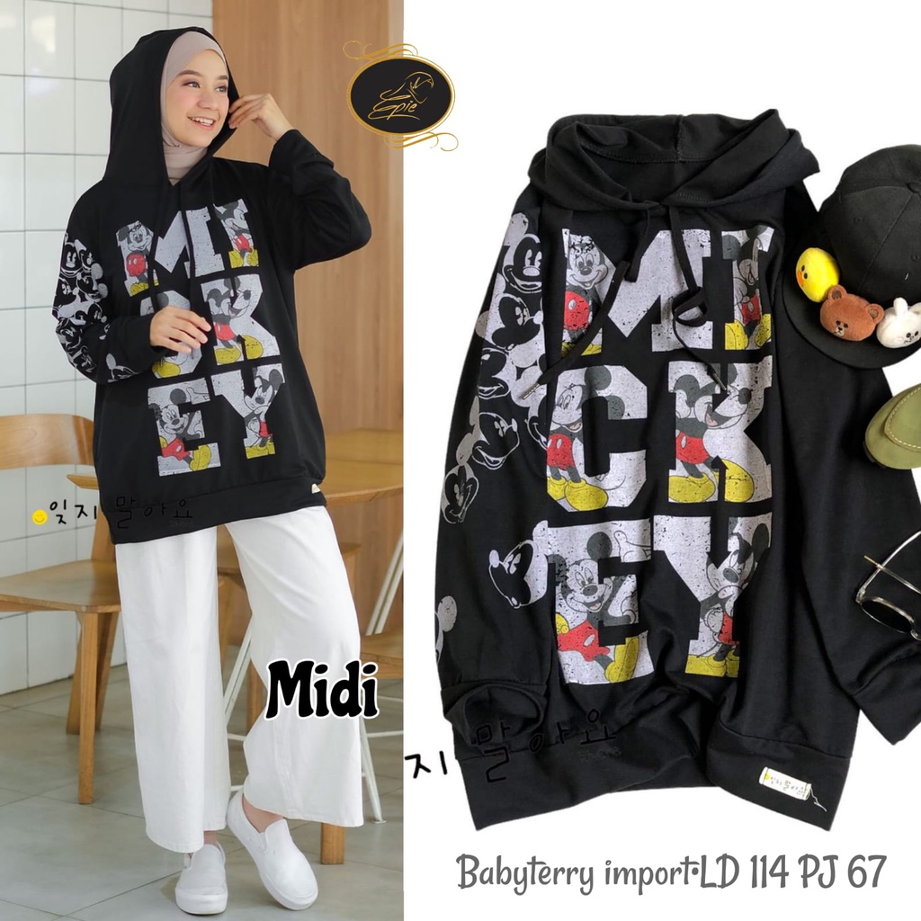 KAOS HOODIE WANITA LENGAN PANJANG / KAOS HOODIE IMPORT JUMBO / BAJU WANITA LENGAN PANJANG