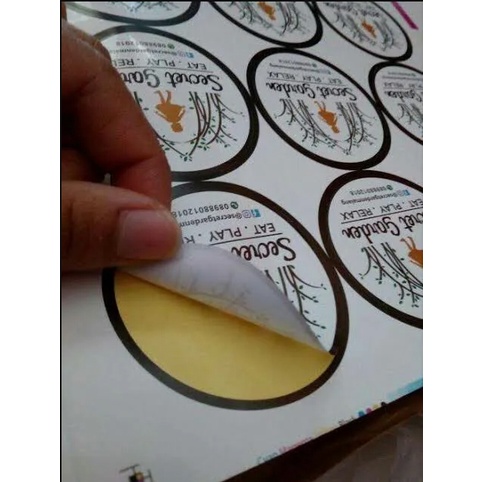 

Stiker Label Chromo Custome ( PAKET SIZE )