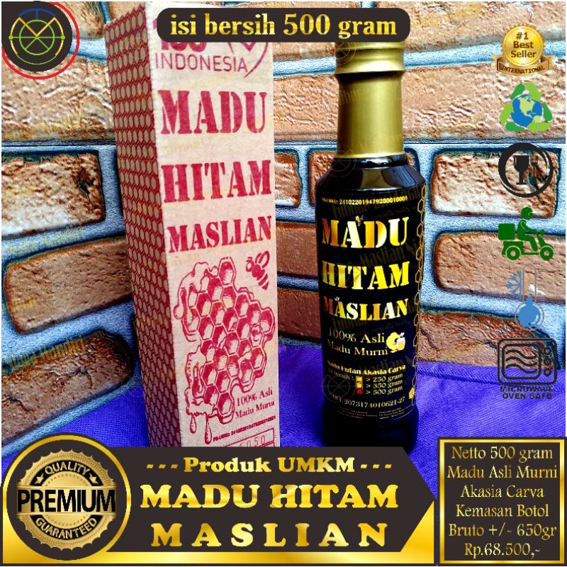 

Madu Hitam Maslian Nextar Akasia Carva isi 500gram Fresh Honey Produce