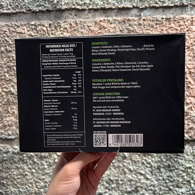 EVOLENE BCAA Powder ecer eceran isi 1 sachet serving - 15 gram