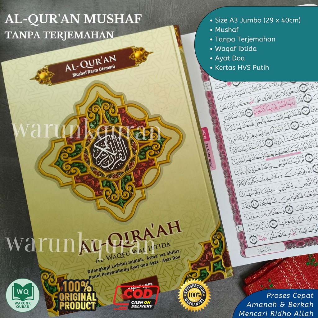 

Quran Qiraah Alfasyam Lansia A3 Jumbo