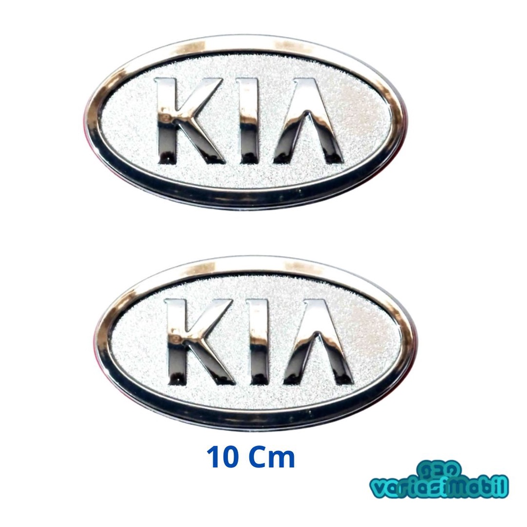 Emblem Logo Mobil Kia Chrome