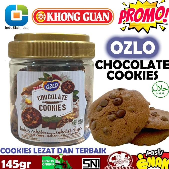 

PROMO KHONG GUAN OZLO CHOCOLATE COOKIES KUKIS COKELAT CHIPS 145GR rah03