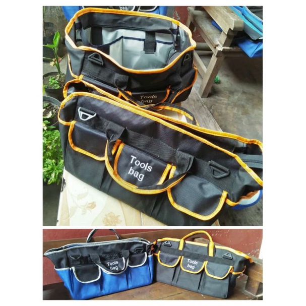 tas peralatan tukang.dg kantong yang banyak dan kuat