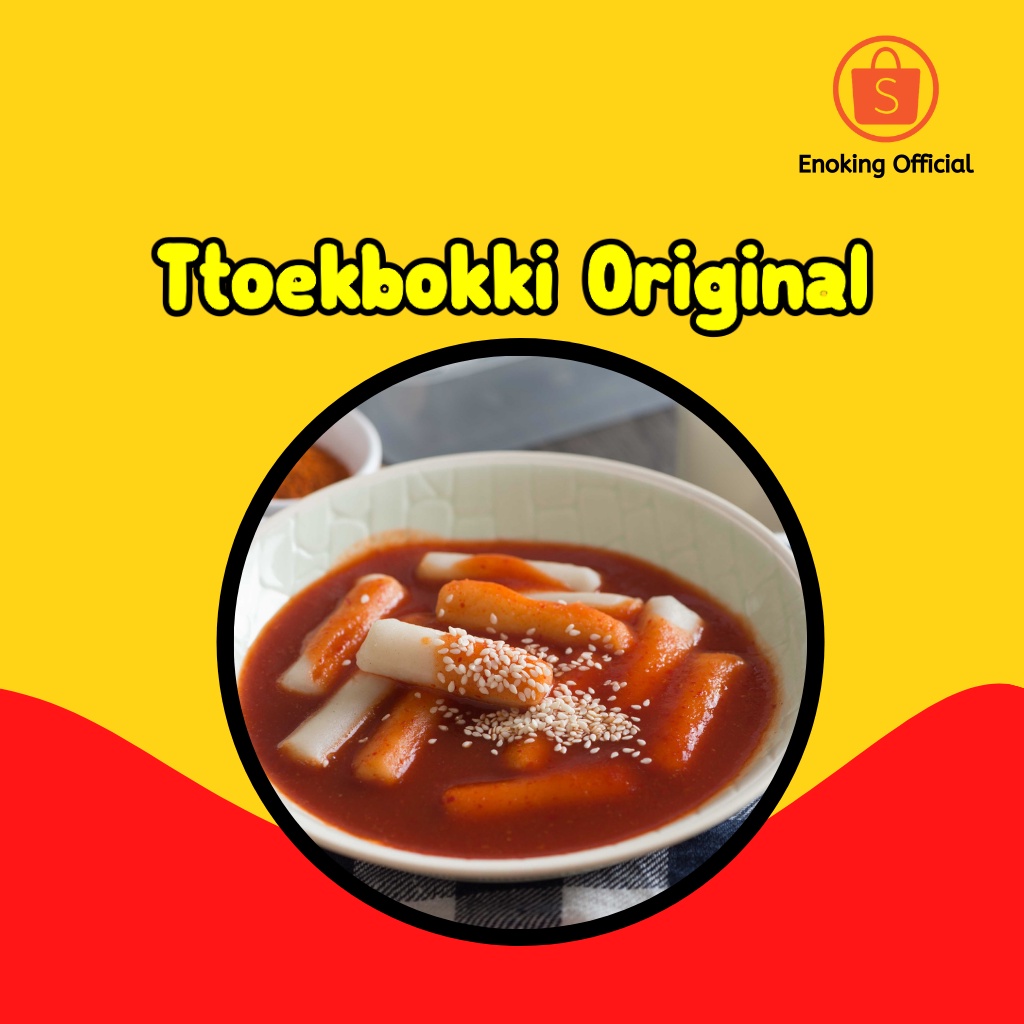 

Ttoekbokki Original ~ Jamur Enoki Instan Halal by ENOKING Tteokbokki Toppoki Topoki saus gochujang