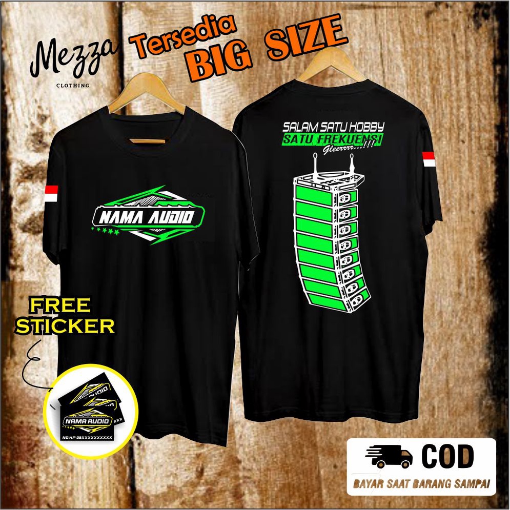 kaos sound Request Nama audio sound system lengan pendek