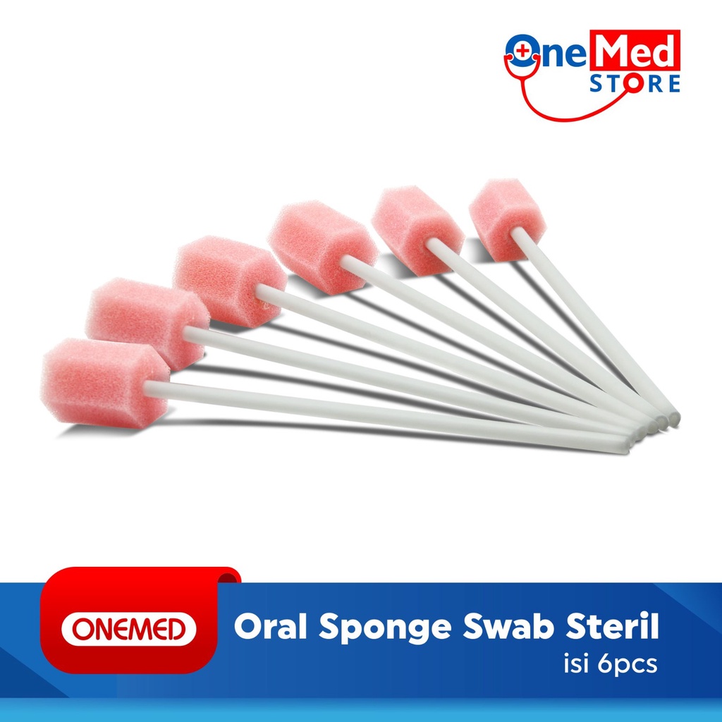 Oral Sponge Swab Sterile isi 6 pcs