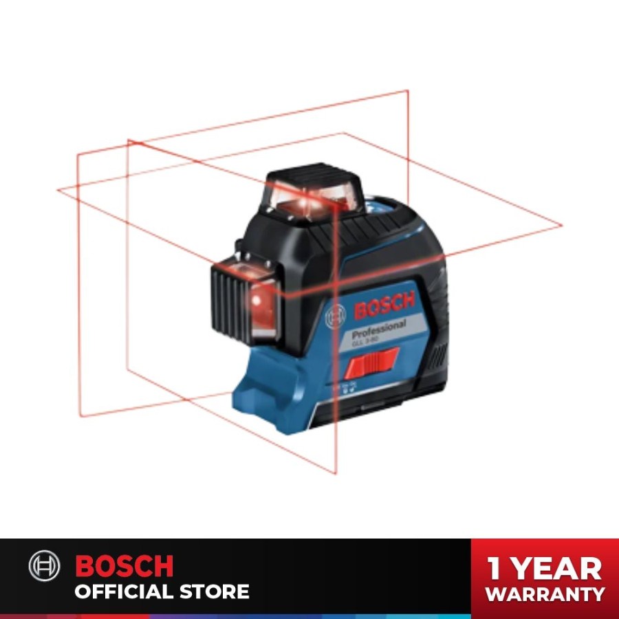 Bosch GLL 3-80 Line Level / Laser Level 3 Arah
