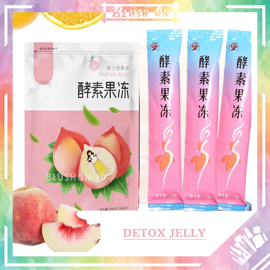 Detox Jelly Enzyme Jelly Diet Snack Sehat 100% Dari Buah Alami