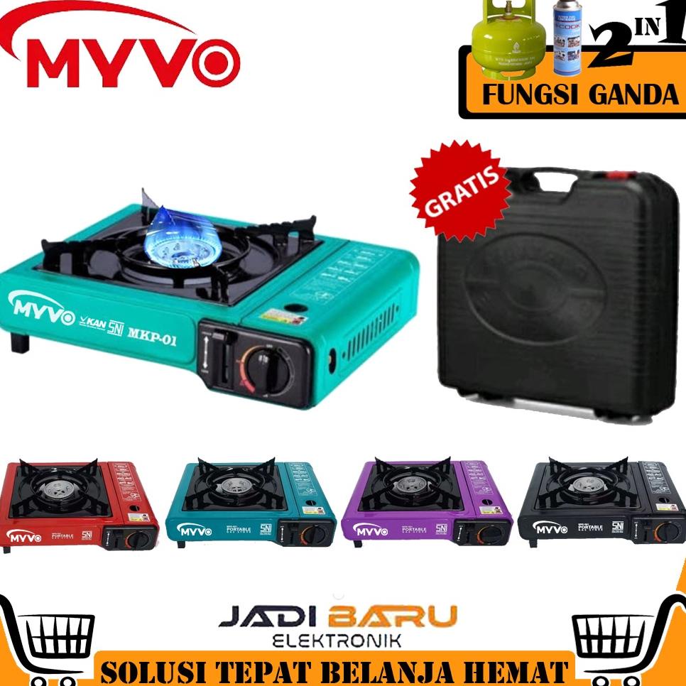 PALING DIMINATI Kompor Gas Poble 1 Tungku MYVO / Paket Gas Poble 230gr ORIGINAL