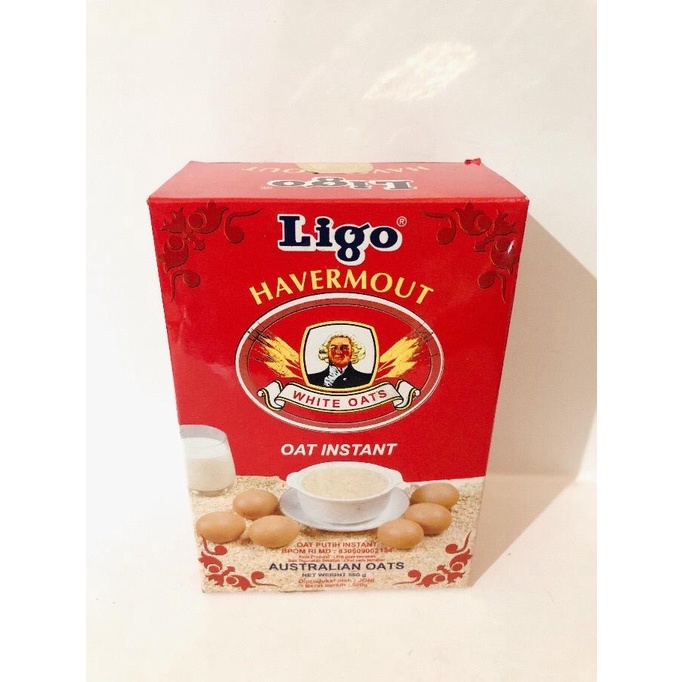 

Ligo Havermout White Oats Oat Instant warna Merah