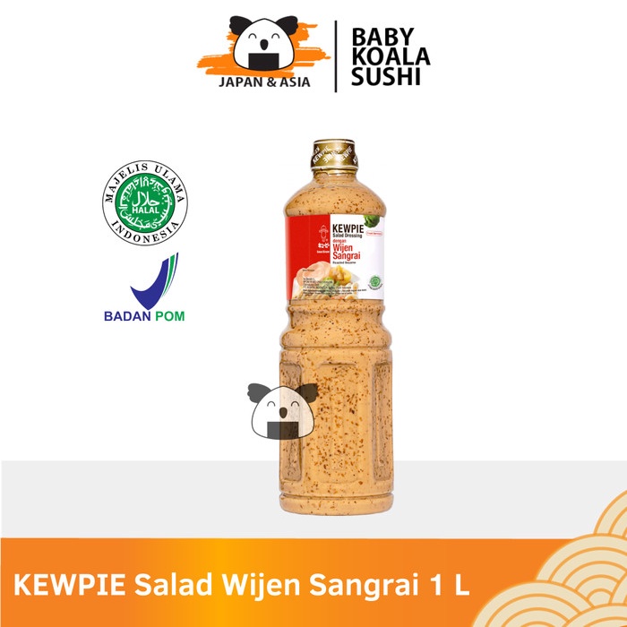 

[Ready-Stock]Cod Kewpie 1Liter Salad Dressing Roasted Sesame | Wijen Sangrai Terbaik