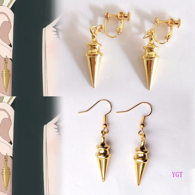 SXF001  – Anting Tindik / Jepit Spy x Family Yor Forger Anime Cosplay Jepang