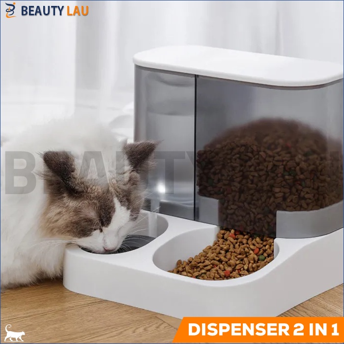 PET FOOD WATER DISPENSER TEMPAT MAKAN DAN MINUM KUCING ANJING PET CAT DOG FEEDER