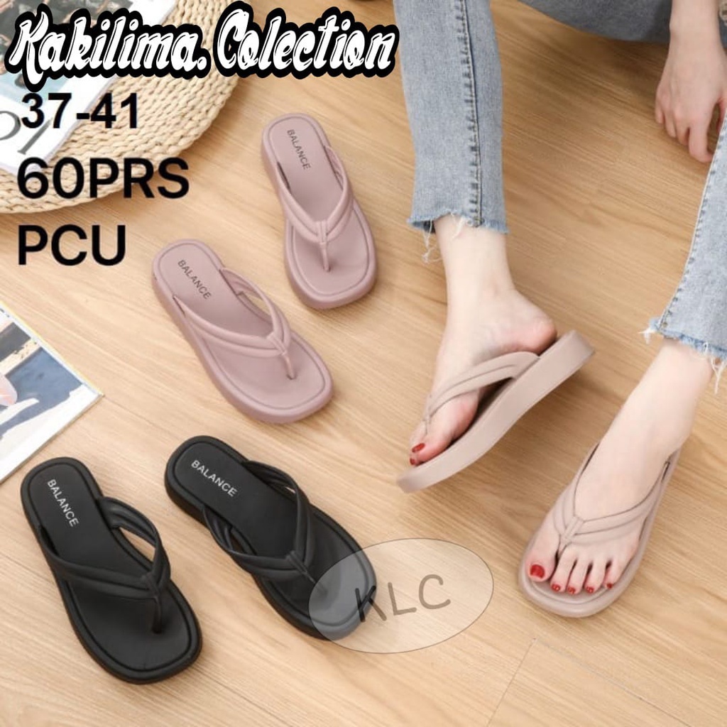 Balance 2801/sandal jepit perempuan sandal karet jelly wanita kekinian