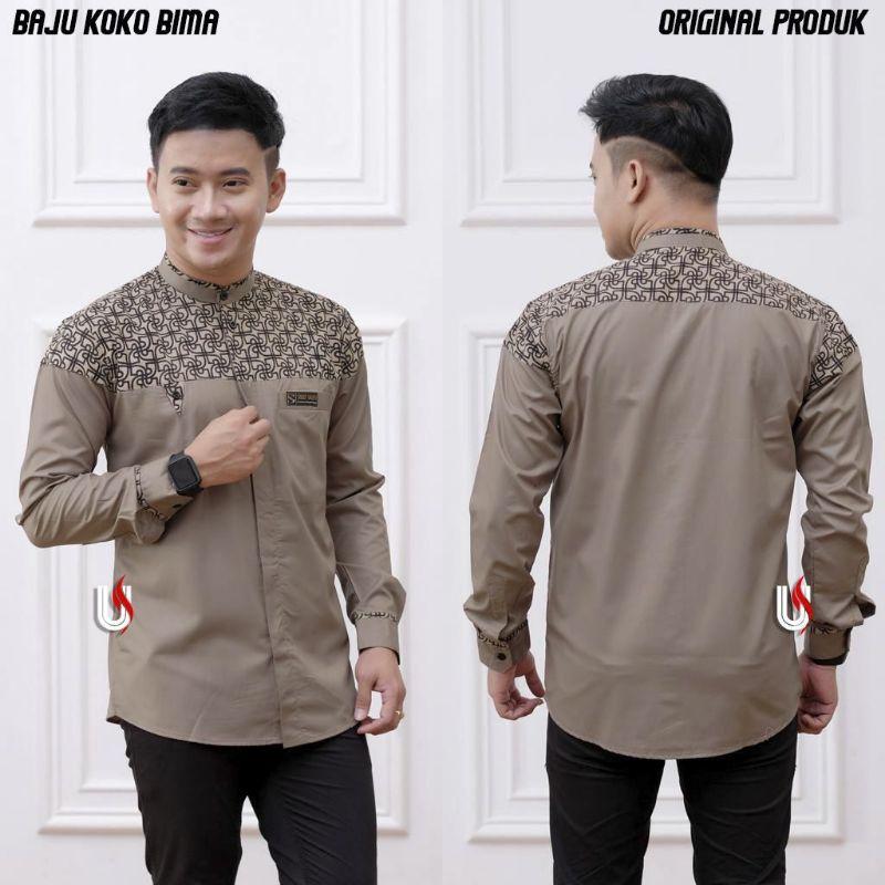 Baju koko pria  motif bima terbaru al qorni