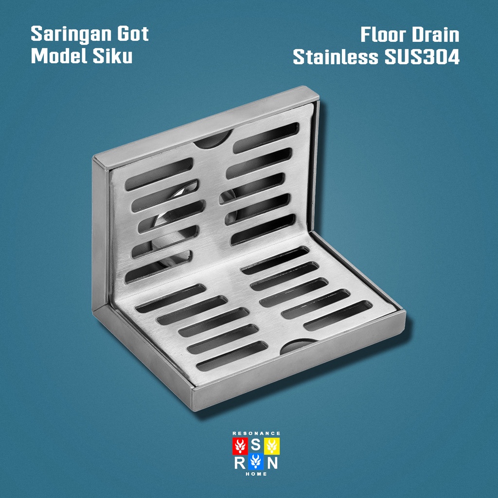 Saringan Got Siku SUS 304 / Elbow Floor Drain Resonance Home