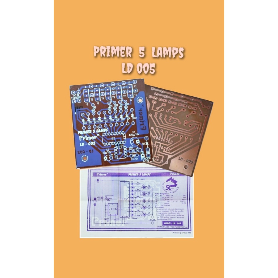 PCB Primer 5 Lamps (LD 005)