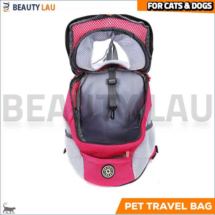 TAS GENDONG KUCING ANJING DEPAN BELAKANG PET CARRIER CARIER TRAVEL BACKPACK GENDONGAN KUCING ANJING